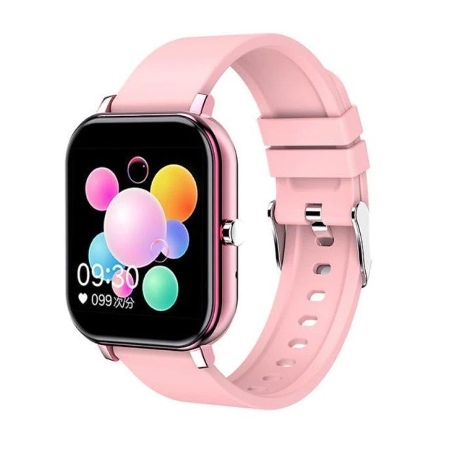 Zegarek Smartwatch damski Hagen SET HD10 różowy z wymiennym paskiem (3).jpg